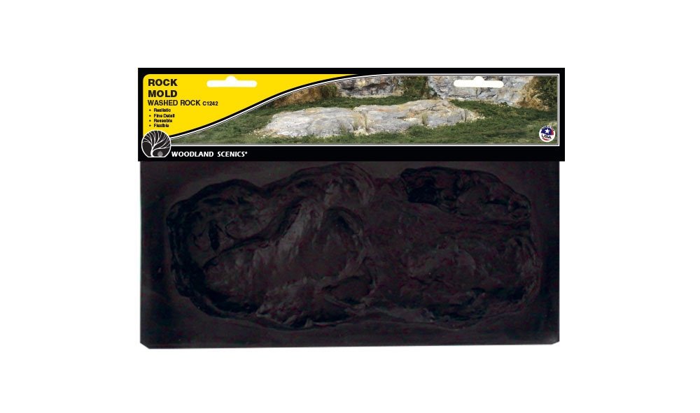 Woodland Scenic WC1242 Rock Mold - Washed Rock