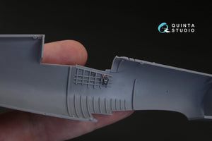 Intérieur imprimé en 3D et coloré sur papier décalcomanie pour le F4U-1 Corsair (modèle « cage à oiseaux ») de Quinta Studio QD48110 (pour maquette Tamiya) au 1/48 – image 5