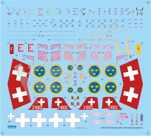 Special Hobby 72339 DH.100 Vampire Mk. I The First Jet Guardians of Neutrality 1/72 – zdjęcie 2