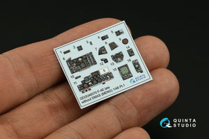 Quinta Studio QD+48370 F-4E late without DMAS 3D-Printed &amp;amp; coloured Interior on decal paper (Meng) (with 3D-printed resin parts) 1/48 – imagen 6