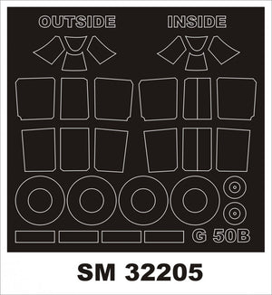 Montex SM32205 FIAT G-50B pour SPECIAL HOBBY 1/32
