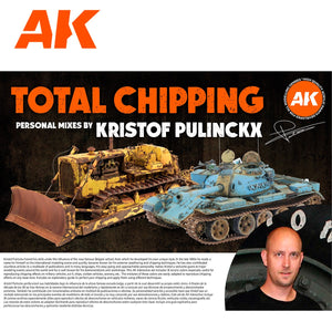 AK Interactive AK11767 SIGNATURE SET – TOTAL CHIPPING – KRISTOF PULINCKX PAINT SET 18x17 ml – image 4