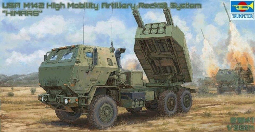 Trumpeter 01041 M142 Système de roquettes d&amp;#39;artillerie à haute mobilité HIMARS 1/35