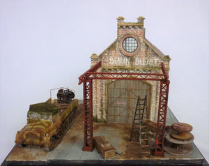 RT-Diorama 35292 Diorama-Base: &amp;quot;Railroad Shed&amp;quot; 1/35 – imagen 8