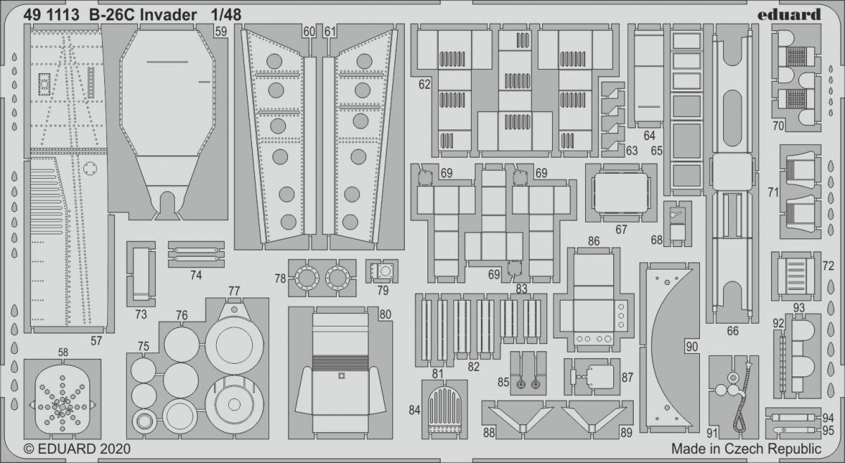 Eduard 491113 B-26C Invader 1/48 ICM – zdjęcie 2