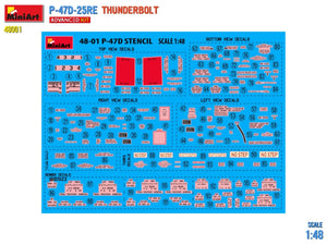 MiniArt 48001 P-47D-25RE Thunderbolt - Advanced Kit 1/48 – imagen 3