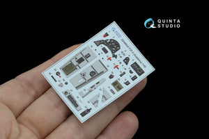 Intérieur imprimé en 3D et coloré sur papier décalcomanie Quinta Studio QD48540 F3F-2 (Academy/Accurate Miniatures) 1/48  – image 2