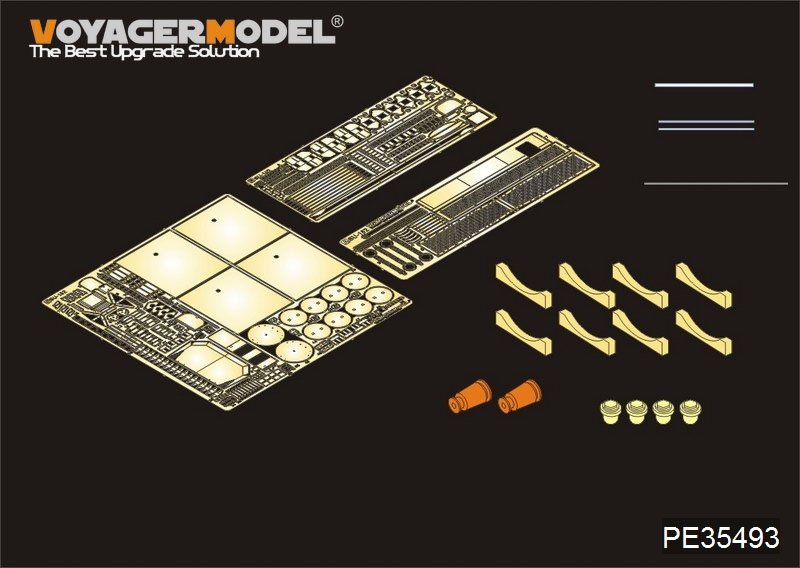 Maquette Voyager PE35493, SU-152 soviétique de la Seconde Guerre mondiale (version de base, fin de production) pour TRUMPETER 05568, échelle 1/35
