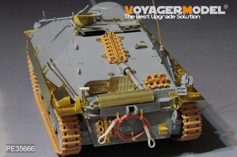 Voyager Model PE35666B WWII German Hetzer Tank Destroyer (includes a metal barrel) For DRAGON 6030 1/35 – imagen 9