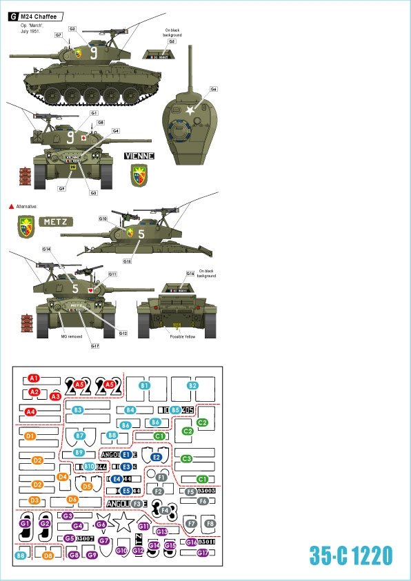 Star Decals 35-C1220 Indochine # 5. 1er Regiment de Chasseurs 1/35 – Bild 2