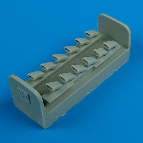 Échappement Quickboost QB48254 pour Bf 109K, Hasegawa, échelle 1/48