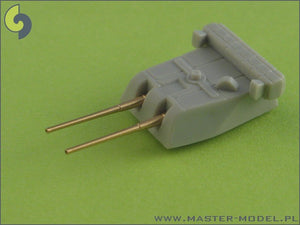 Master SM-700-008 IJN 20cm/50 (8&amp;quot;) 3rd Year Type No. 2 barrels - without blastbags (10pcs) - most IJN cruisers – Bild 2