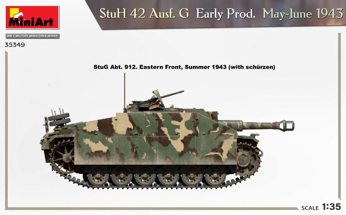 Mini Art 35349 StuH 42 Ausf. G Early Prod. May-June 1943 1/35 – Bild 6