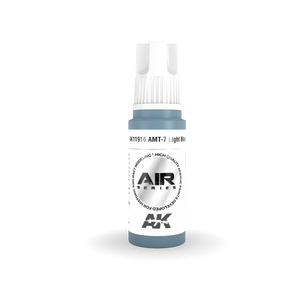 AK Interactive AK11916 AMT-7 LIGHT BLUE – AIR 17ml – immagine 2