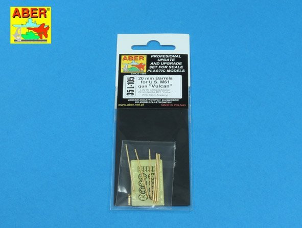 Aber 35L-105 20 mm Barrels for U.S. M61 gun Vulcan 1/35 – immagine 11