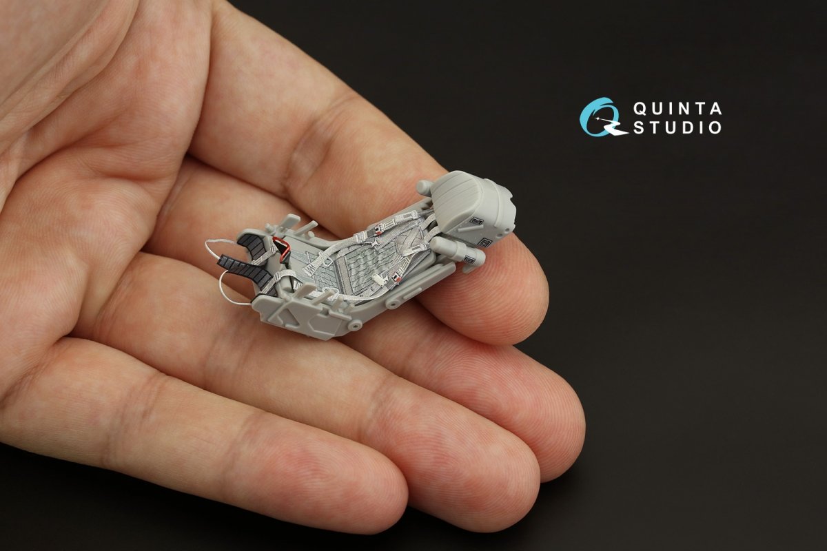 Quinta Studio QD32142 MiG-29 9-13 Fulcrum C 3D-Printed &amp;amp; coloured Interior on decal paper (Trumpeter) 1/32 – Bild 6