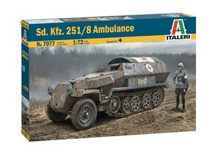 Italeri 7077 Sd.Kfz. 251/8 AMBULANCE 1/72 – zdjęcie 2