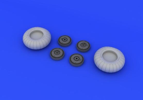 Eduard 648244 Ju 88A wheels early 1/48 ICM – zdjęcie 4