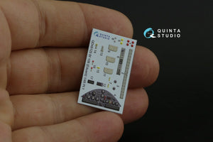 Quinta Studio QD48125 Bf108 3D-Printed &amp;amp; coloured Interior on decal paper (Eduard) 1/48 – immagine 10