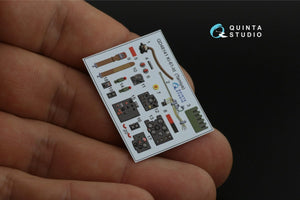 Quinta Studio QD48141 Ki-61-Id 3D-Printed &amp;amp; coloured Interior on decal paper (Tamiya) 1/48 – zdjęcie 9