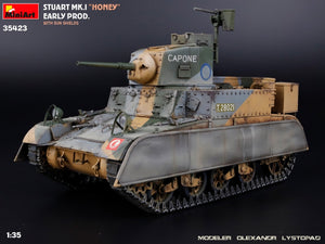 MiniArt 35423 Stuart Mk.I “Honey” Early Prod. w/Sun Shields 1/35 – immagine 13