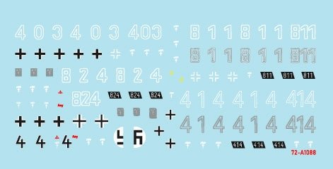 Star Decals 72-A1088 Panzer in the Desert # 5. PzKpfw IV Ausf D, D/E Hybrid, E and F1, in North Africa 1/72 – immagine 3
