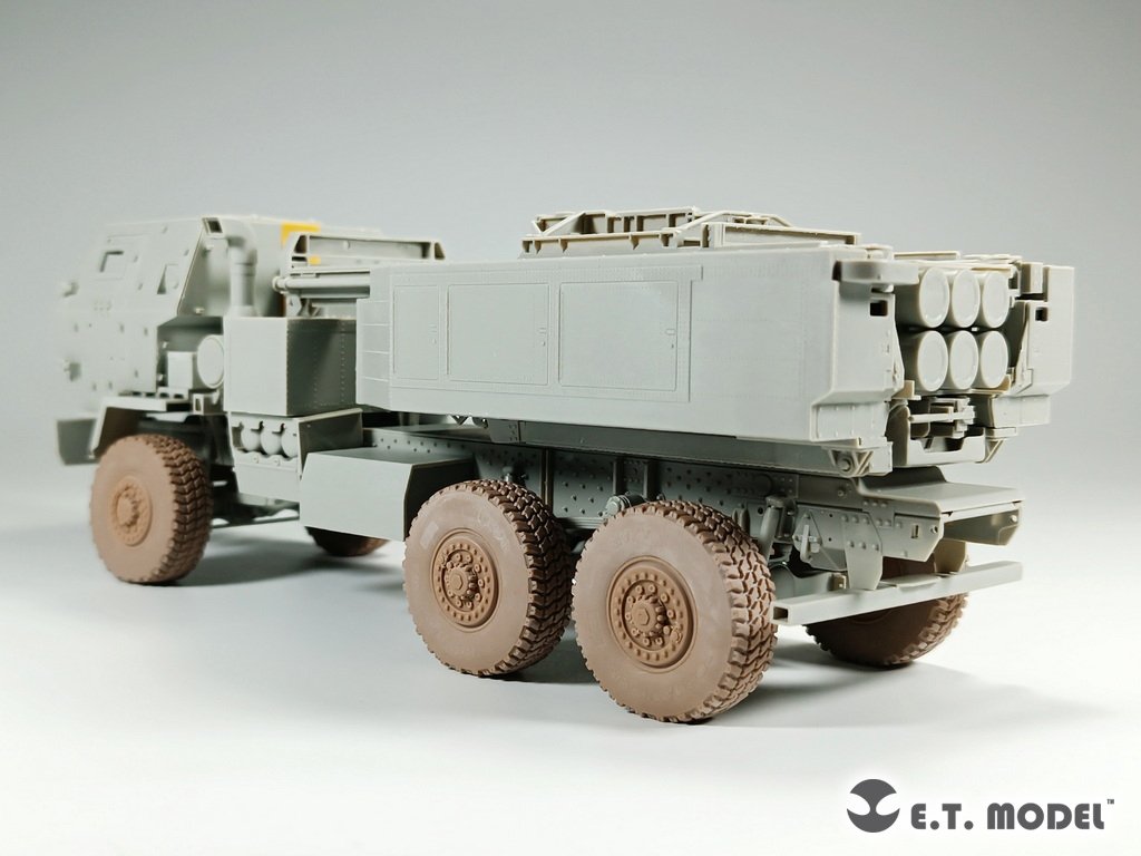ET Model P35-127 Modern US M142 High Mobility Artillery Rocket System（HIMARS）Sagged Wheels for Trumpeter kit 1/35 – image 5