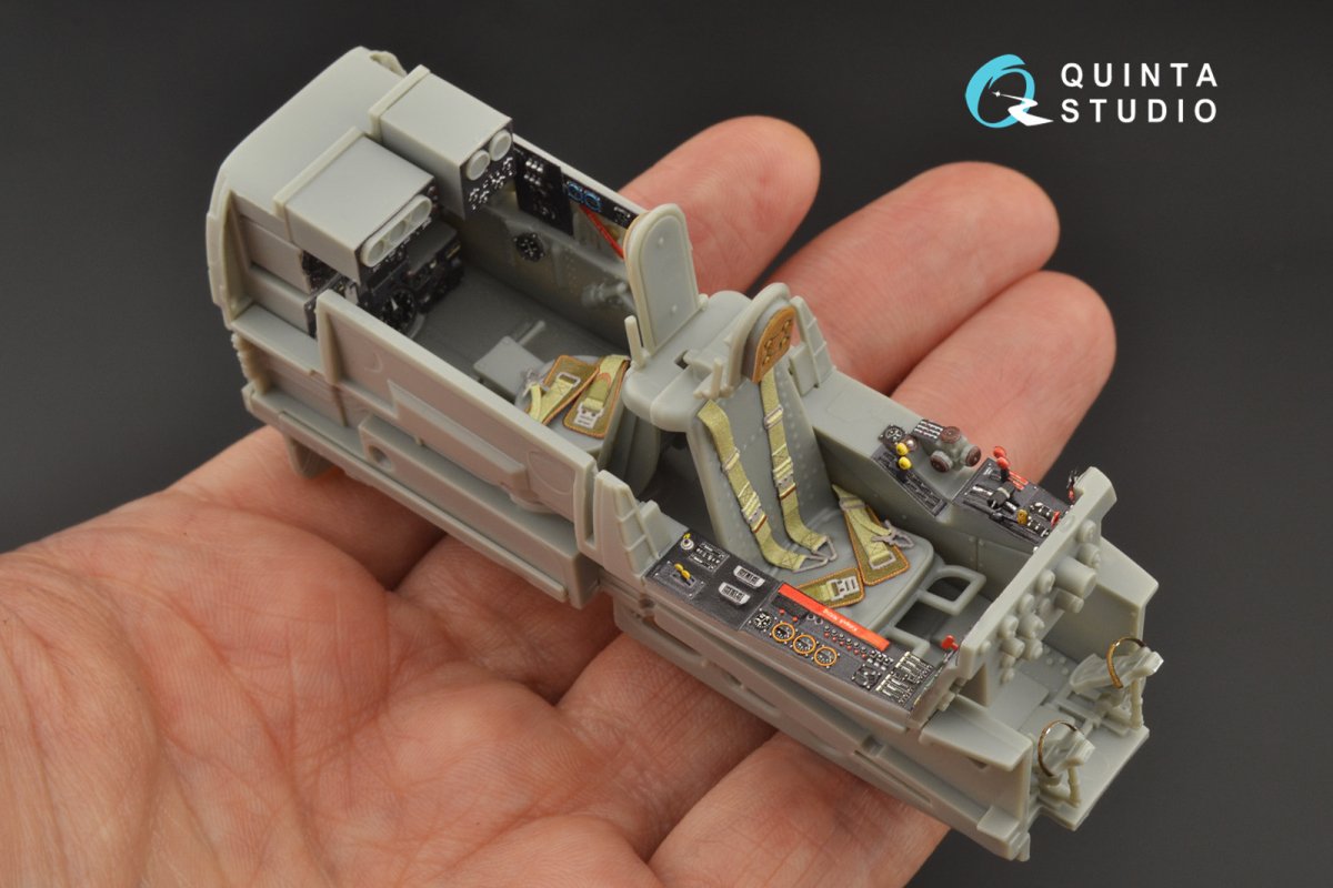 Quinta Studio QD32103 He 219 3D-Printed &amp;amp; coloured Interior on decal paper ( ZM SWS ) 1/32 – imagen 8