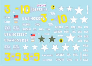 Star Decals 35-C1395 US M8 75mm HMC. D-Day and France in 1944 Laxative and Lynx 1/35 – imagen 2