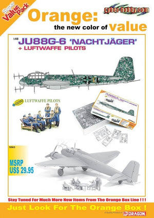 Cyber Hobby 5563 Ju88G-6 Nachtjager + Luftwaffe Pilots 1/48 – immagine 2