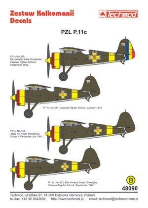 Techmod 48090 - PZL P.11c 1/48 – immagine 2