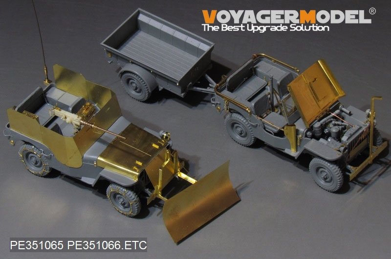 Voyager Model PE351066 WWII U.S. Jeep Willys MB w/Add Amour upgrade set for Takom 1/35 – immagine 4