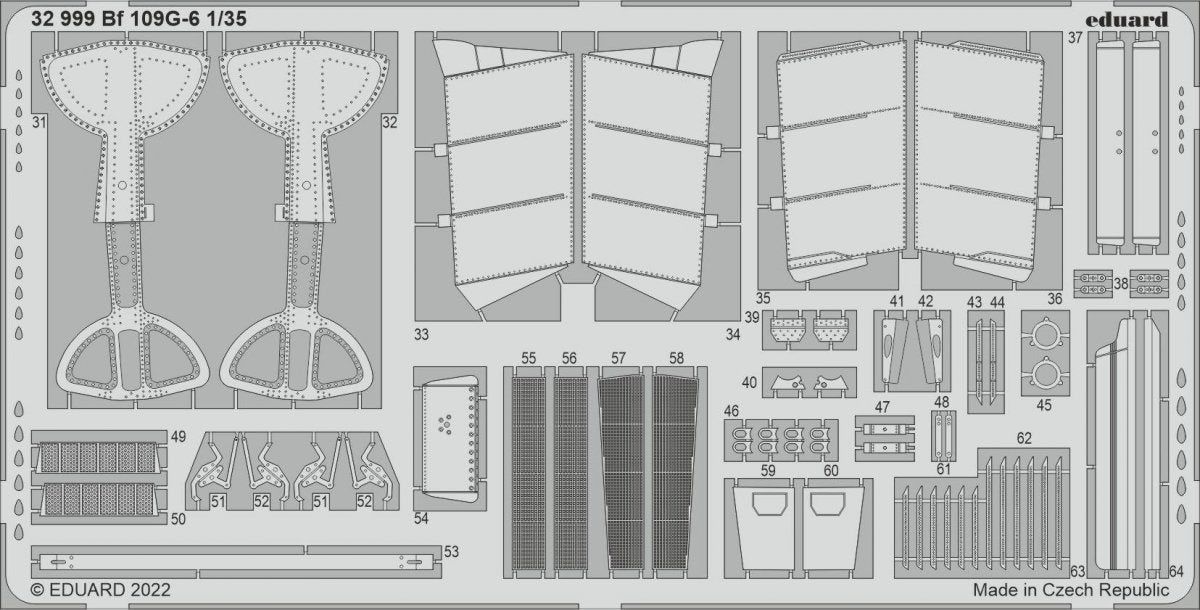 Eduard BIG33145 Bf 109G-6 BORDER MODEL 1/35 – Bild 4