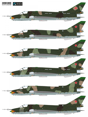 Décalcomanies Quinta Studio MMD48005 Su-17M4 (série Guerre d&amp;#39;Afghanistan) 1/48 – image 4