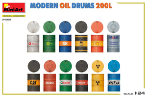 MiniArt 24008 MODERN OIL DRUMS 200L 1/24 – immagine 3