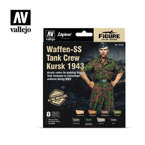 Vallejo 70249 Équipage de char Waffen-SS, Koursk 1943, 8x17ml