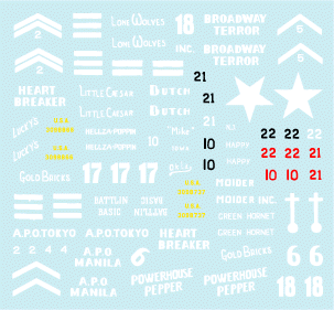 Star Decals 35-934 US 44th TANK BATTALION 1/35 – Bild 3