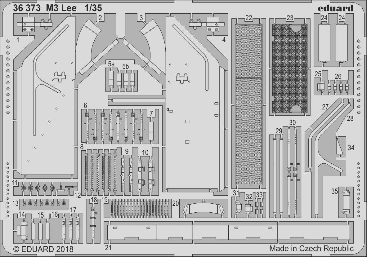 Eduard 36373 M3 Lee TAKOM 1/35