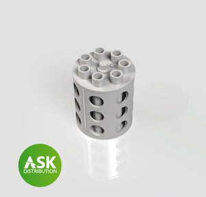 Art Scale Kit A48024 A-10C Rotary Gun Flash Suppressor 3D Print for ACA 1/48 – zdjęcie 2