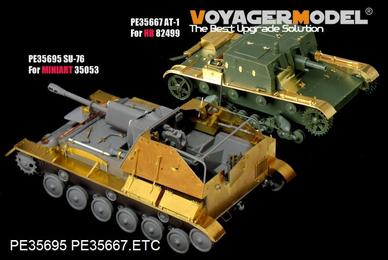 Voyager Model PE35695 WWII Russian SU-76 Self-Propeller Gun basic For MiniArt 35053 1/35 – Bild 8