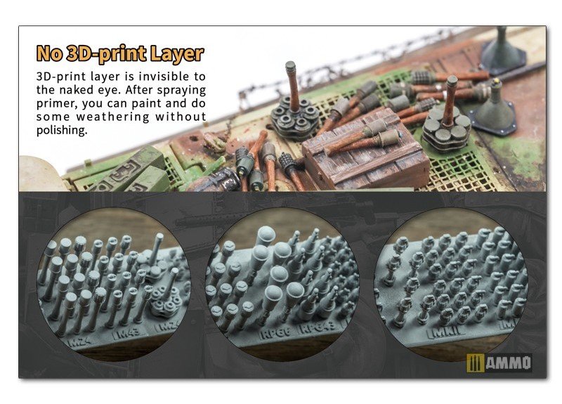Liang 0420 3D-Print German Grenade WWII x 46 1/35 – image 2