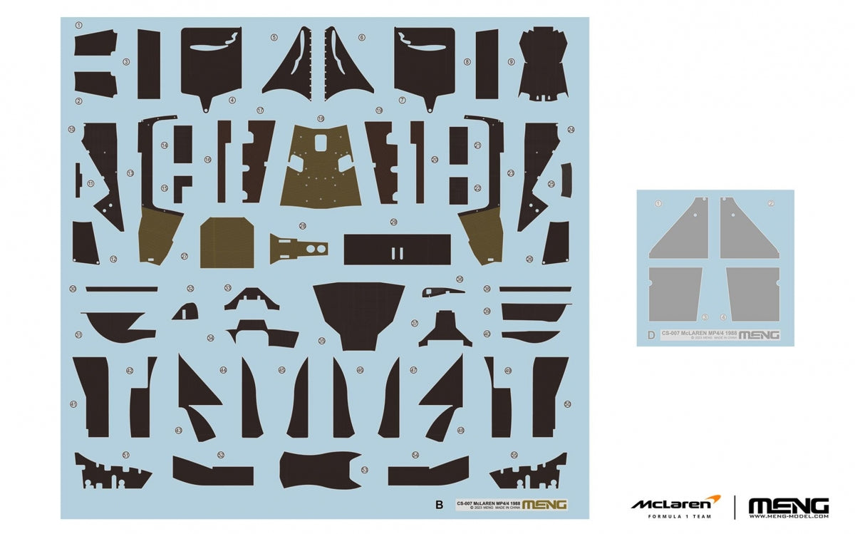 Meng Model CS-007 McLaren MP4/4 1988 1/24 – image 12