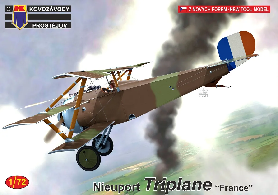 Kovozavody Prostejov KPM0256 Triplan Nieuport « France » 1/72