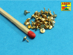 Aber 16106 Turned rivets 0,9 x1,3 x 0,5mm 40 pcs. 1/16
