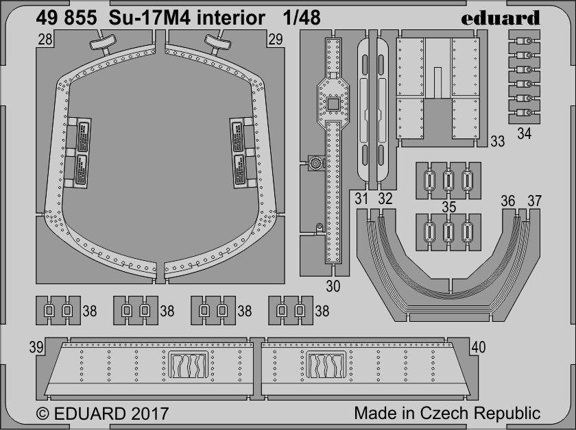 Eduard 49855 Su-17M4 interior HOBBY BOSS 1/48 – image 2