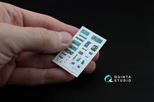 Quinta Studio QD72014 MiG-31B 3D-Printed &amp;amp; coloured Interior on decal paper (for Trumpeter kit) 1/72 – immagine 2