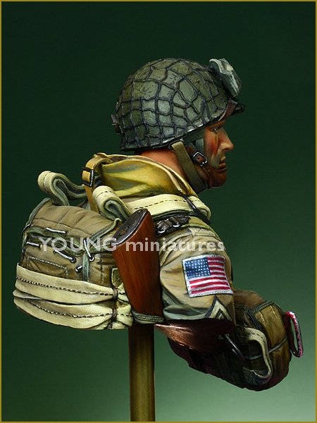 Young Miniatures YM1824 US Paratroopers 82nd Airborne Normandy 1944 1/10 – immagine 2