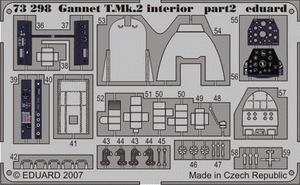 Eduard 73298 Gannet T. Mk.2 interior 1/72 TRUMPETER – immagine 2