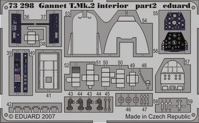Eduard 73298 Gannet T. Mk.2 interior 1/72 TRUMPETER – immagine 2