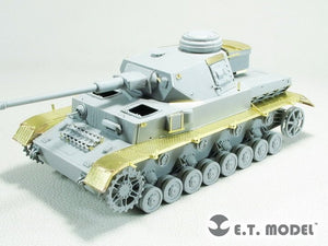 ET Model EA35-126 WWII German Pz.Kpfw.IV Ausf.H Fender (Mid Production) For DRAGON 1/35